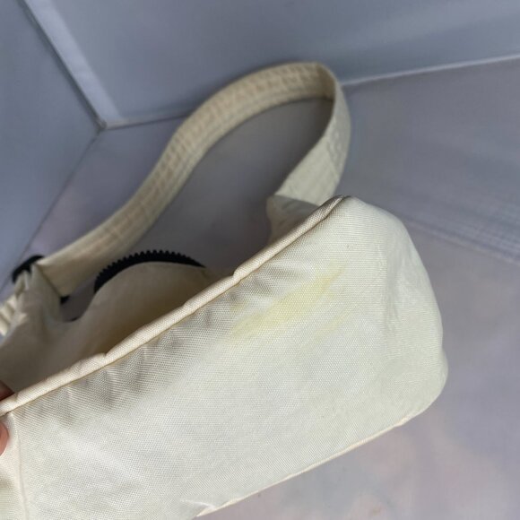 BAGGU Mini Nylon Shoulder Bag in Ivory - Picture 3 of 3